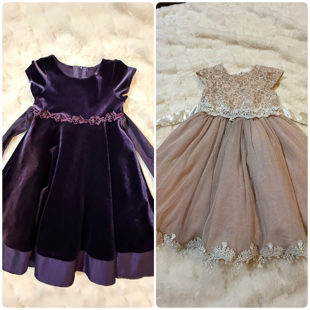 ✨ Bundle Deal – 2 Beautiful Girls’ Dresses ✨
